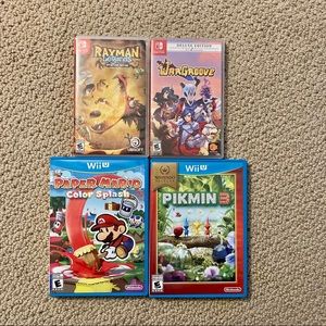 Switch and Wii U games Mario Pikmin 3